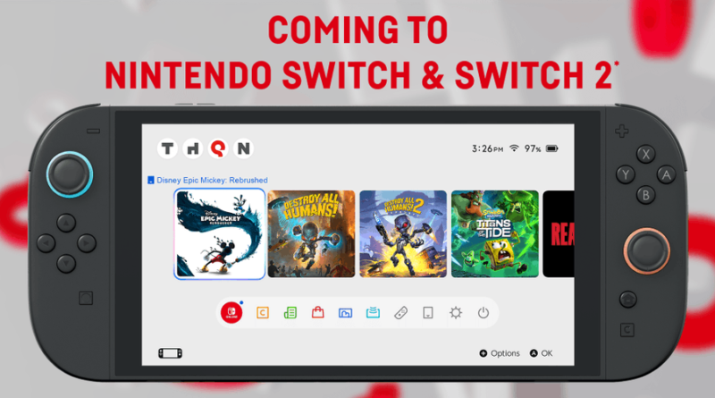 Vários jogos da THQ Nordic chegam à Nintendo Switch 2 ao longo de 2026