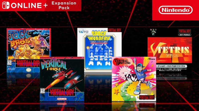 Nintendo Switch Online recebe novos clássicos de Virtual Boy