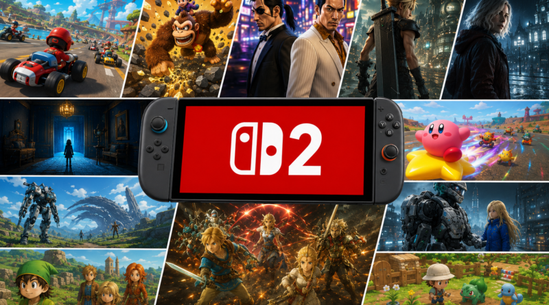 Os 12 melhores jogos do primeiro ano da Nintendo Switch 2