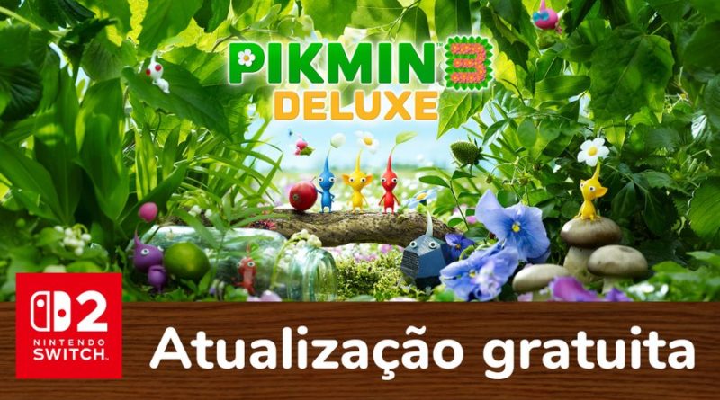 Atualização gratuita para  Pikmin 3 Deluxe acaba de chegar à Nintendo Switch 2