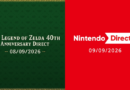 Duas apresentações Nintendo Direct transmitidas na próxima semana