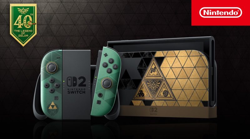 Nintendo Switch 2 recebe edição especial para celebrar os 40 anos de The Legend of Zelda