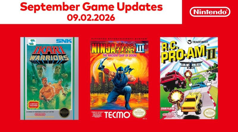 Nintendo Switch Online recebe três novos clássicos da NES