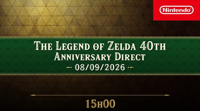 The Legend of Zelda 40th Anniversary Direct – Hoje a partir das 15h00